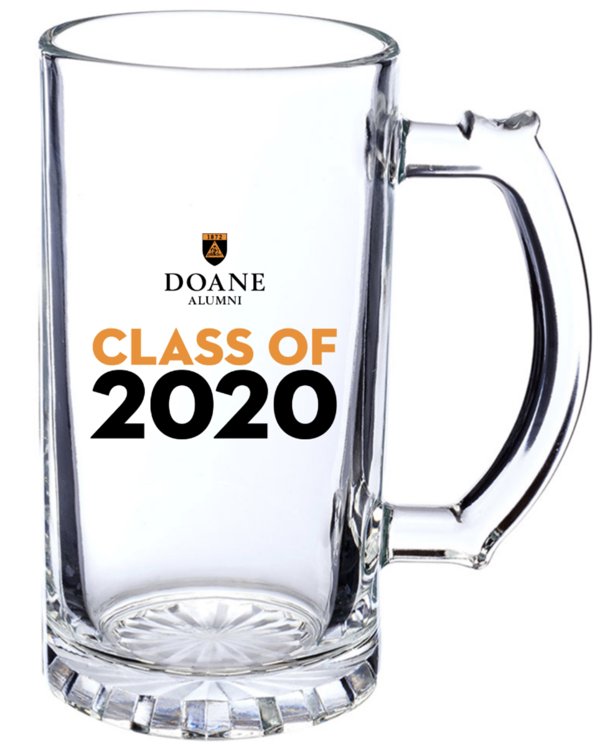 Class of 2020 Glass Pint Mug