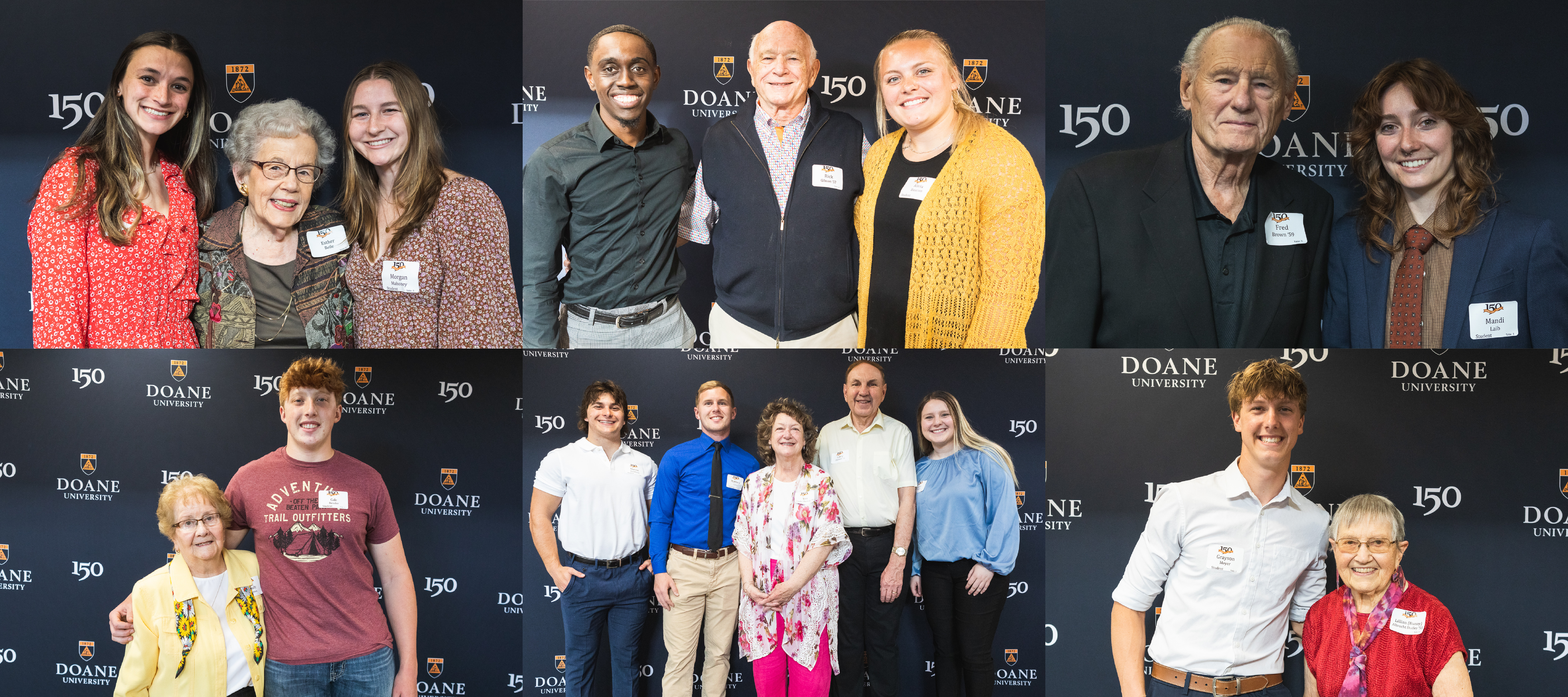 Students with donors