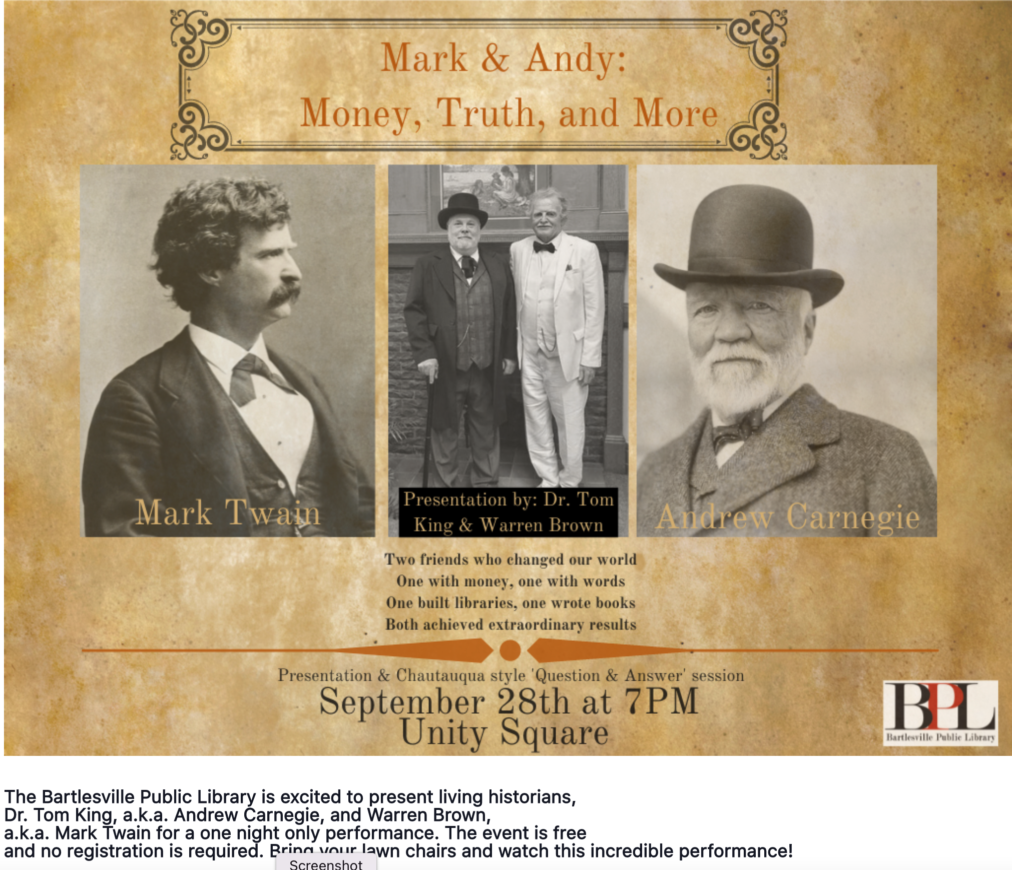 Faculty performance flyer