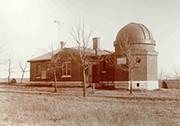 a sepia-toned photograph of Boswell Observatory